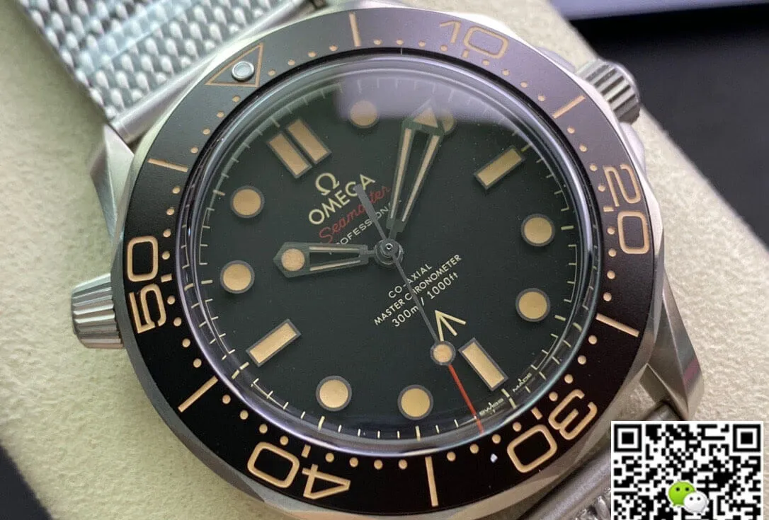 Omega Seamaster Diver 300M 007 Edition 210.90.42.20.01.001 OR Factory 1:1 Best Edition Replica Watch Black Bezel